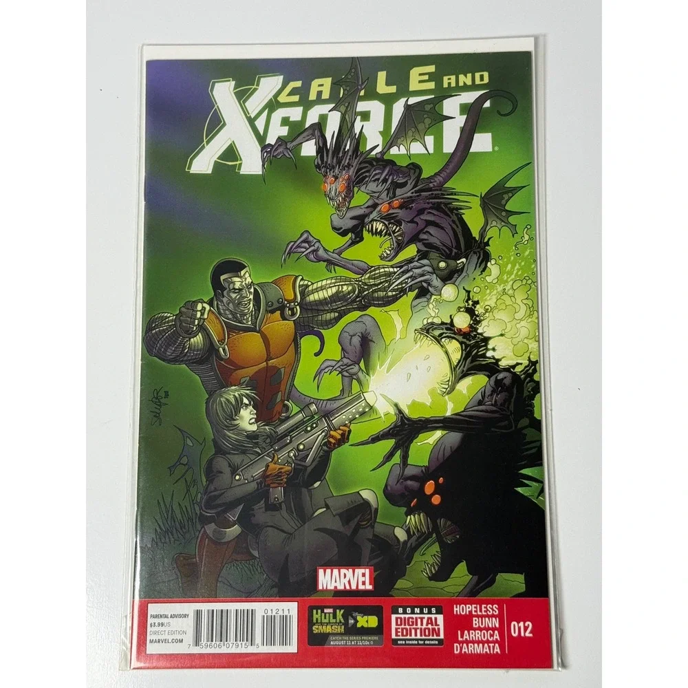 Cable and X-Force 12 Marvel Comics 2013 Colossus Domino Salvador Larroca Cover